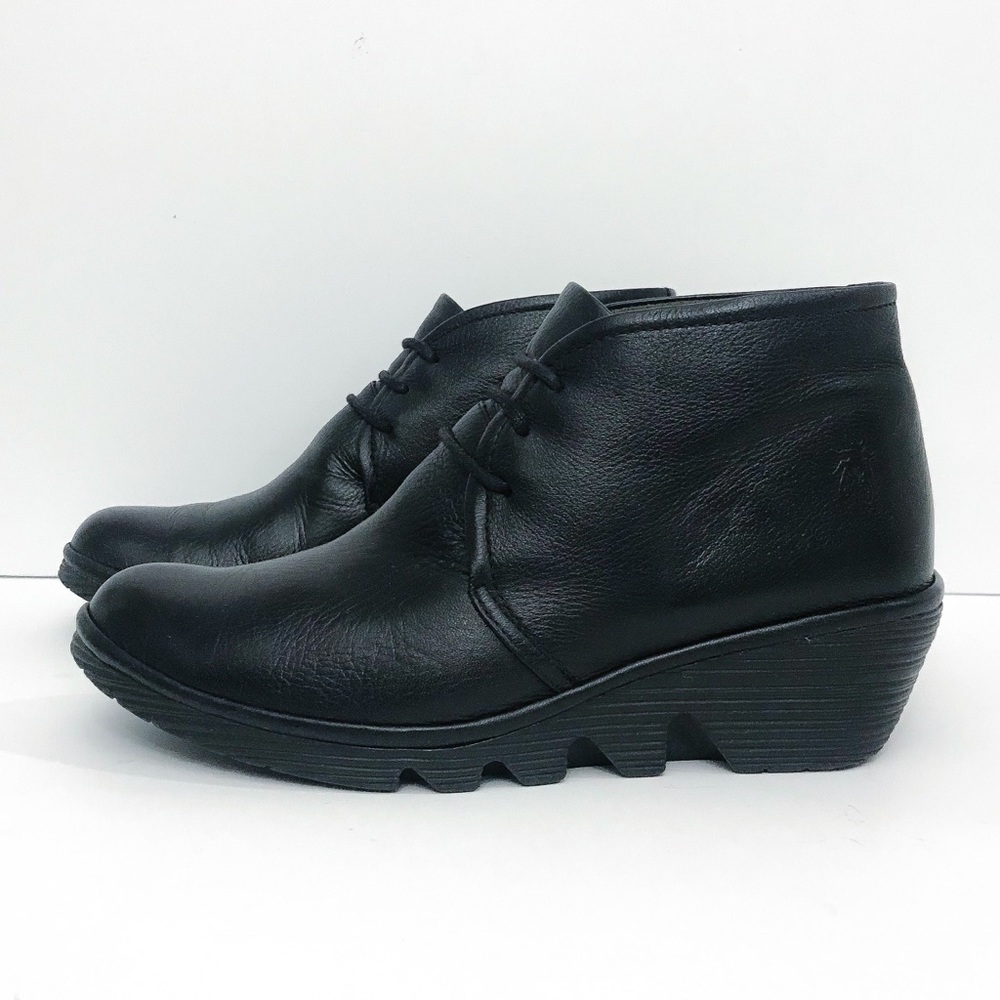 SOLD Fly London Pert Leather Booties - Picture 8 of 8